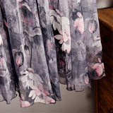 Women Boho Chiffon Long Skirt