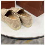 Women’s Leather Slip-On Bean Shoes Flats