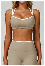 Women Seamless Shockproof Yoga Bra