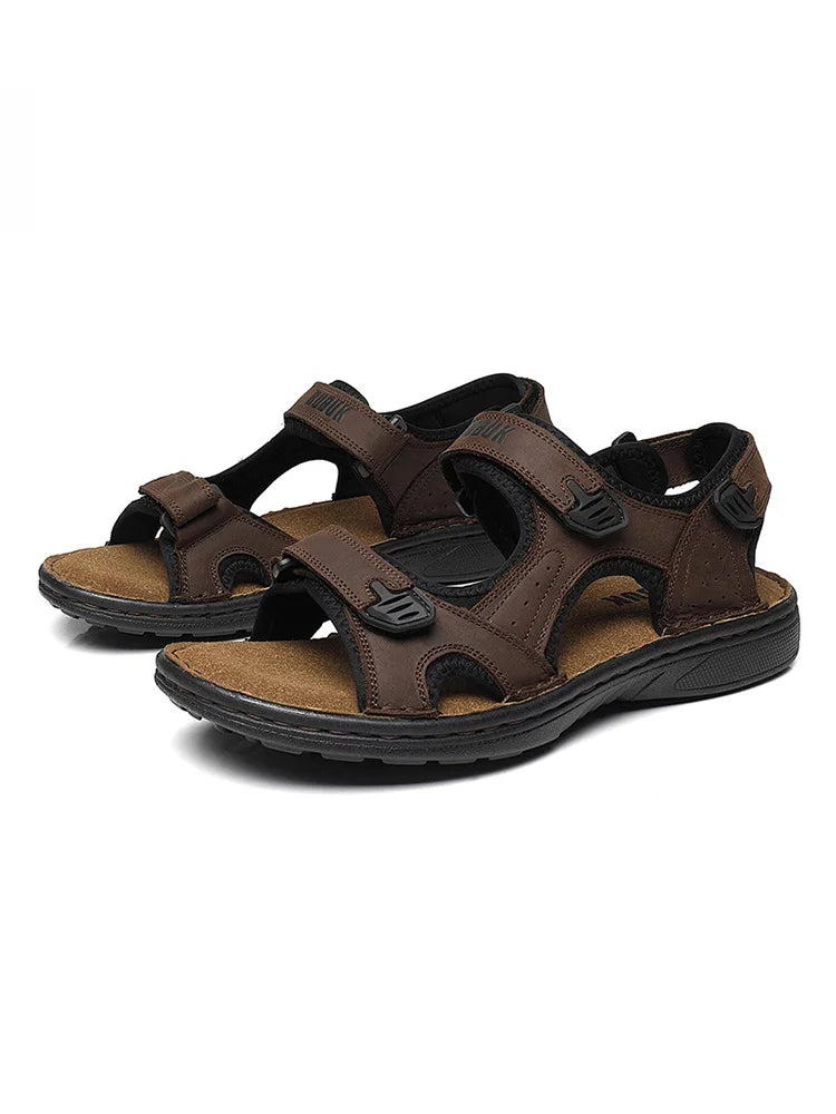 Men Leather Outdoor Sport Sandals