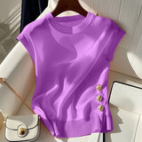 Women's Sleeveless Summer Knit Pullover