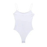 MUJER Sleeveless Backless Women's Bodysuit – Sexy Tight Bodycon Summer Top