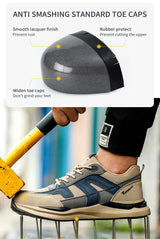 Men Steel Toe Indestructible Work Sneakers