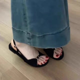 Women Cozy Flat Sandals Casual Summer Shoes