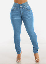 Women Washed Pencil Jeans