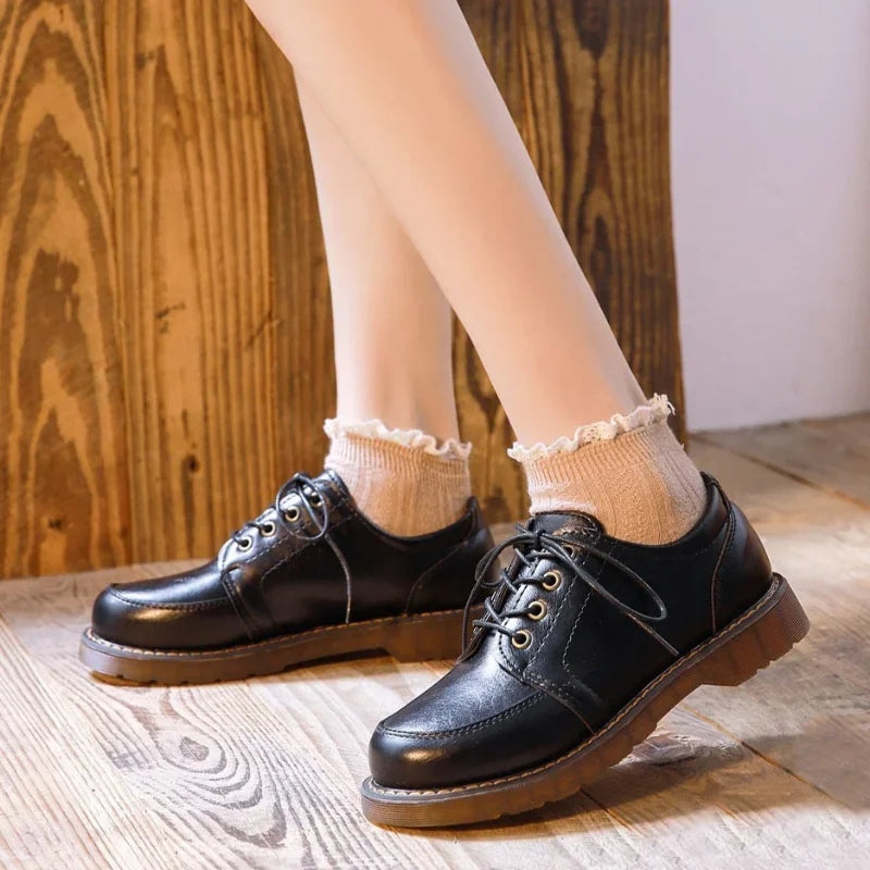 Women Retro Oxfords – 2025