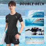 Men Swimwear Set Beach Surf Suit