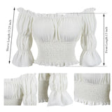 Medieval Pirate Peasant Blouse Costume Top