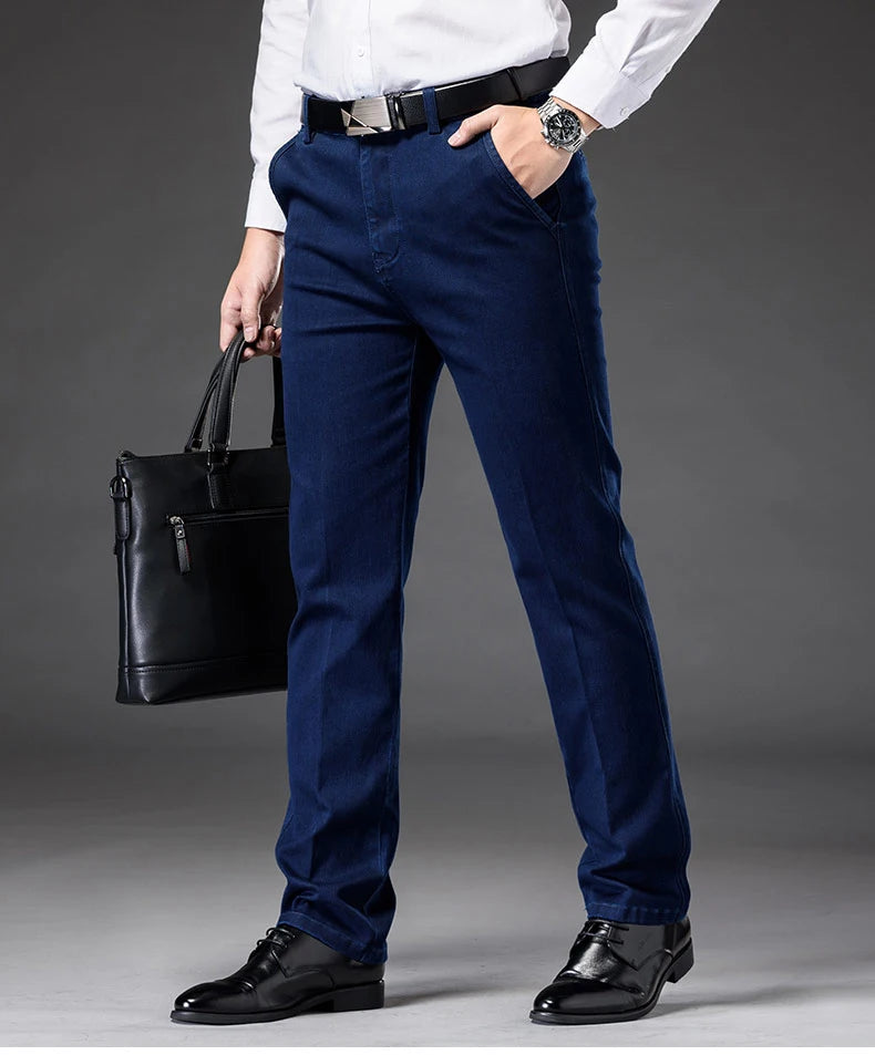 Men Classic Straight Jeans