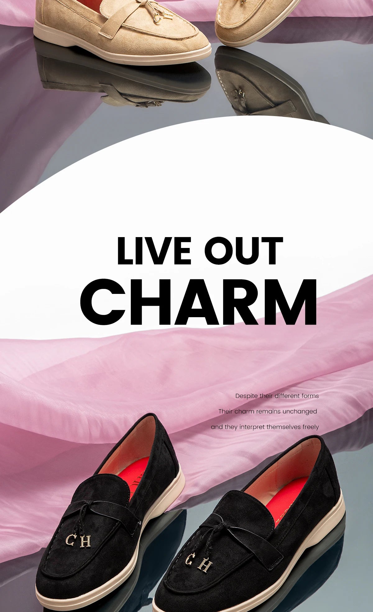 Women’s Patent Leather Bow Pointed Toe Loafers