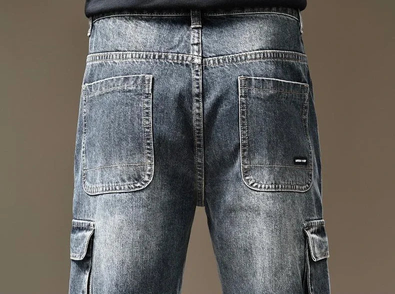 Men's Plus Size Loose Baggy Jeans