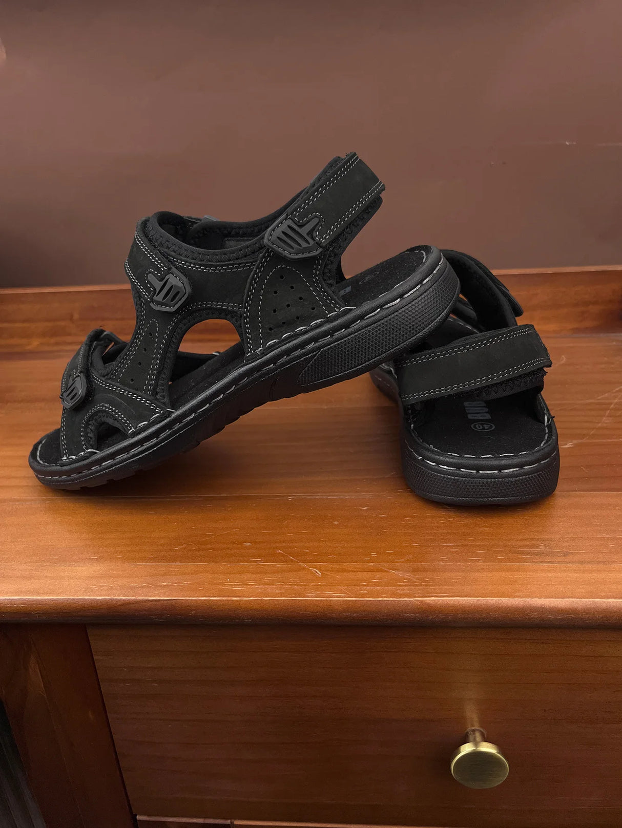 Men Leather Outdoor Sport Sandals