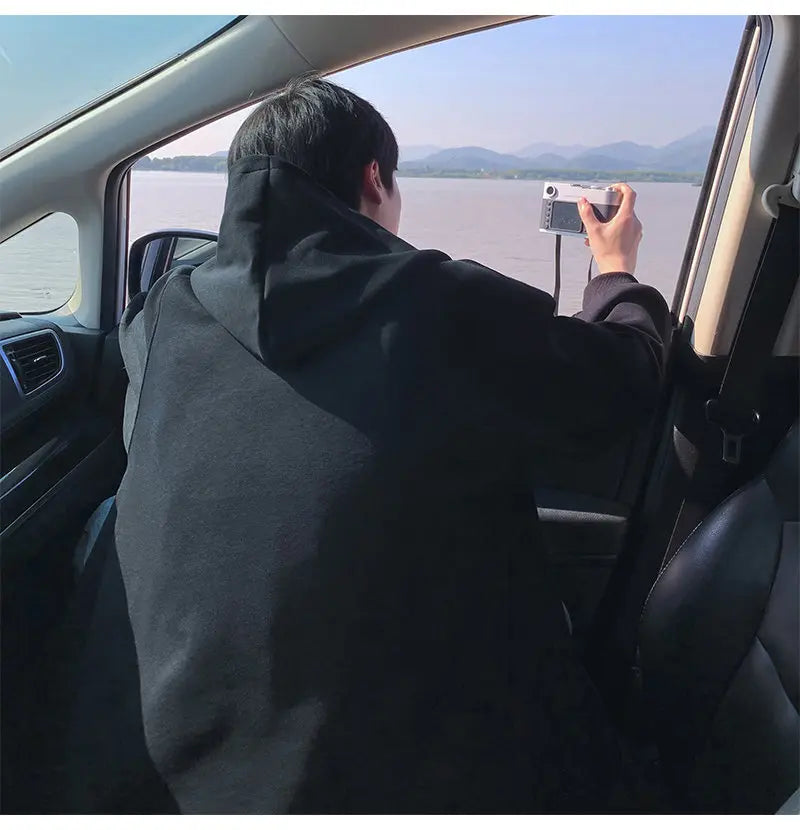 Plus Size Men’s Zip-Up Hoodie