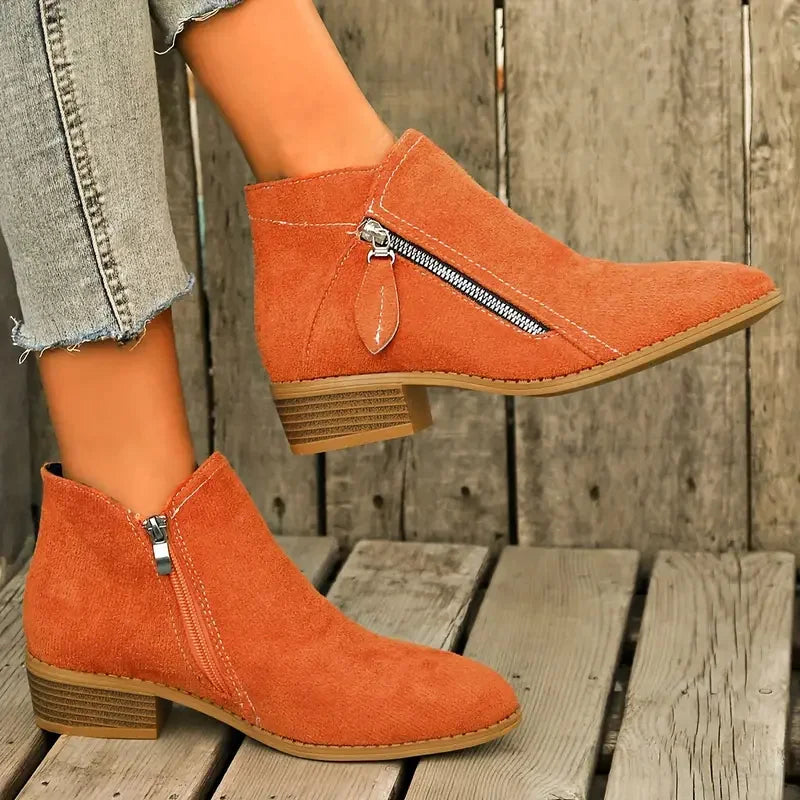 Women Ankle Boots Platform High Heels