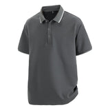 Men Oversize Cotton Golf Polo Shirt