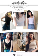 Women Cotton Halter Tank Top