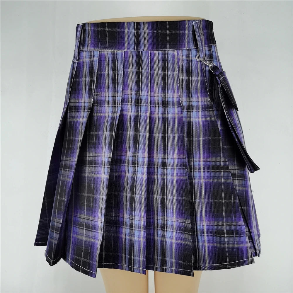 Women Gothic Patchwork Mini Skirt