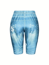 Women's 3-Piece Denim Style Shorts