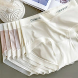 Women Ruffle Ice Silk Panties