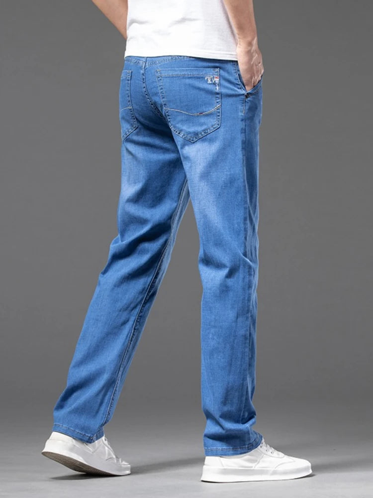 Men's Plus Size Straight Business Jeans