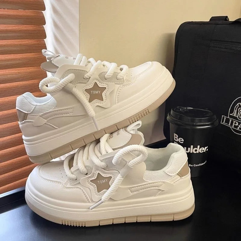 Trendy Thick-Soled Loafers – Sports Style 2025