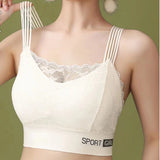 Seamless Lace Sports Bra