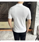 Men Korean Slim Fit Turtleneck Tee