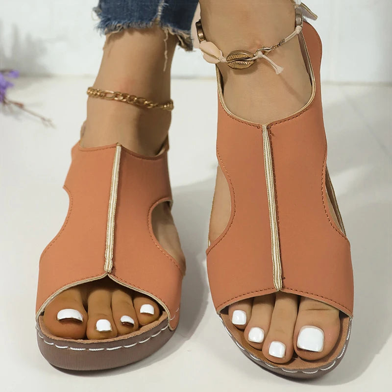 Low Platform Wedge Sandals – Summer 2025