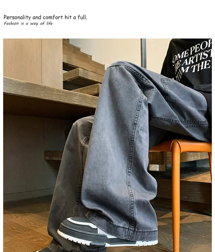 Men’s Oversized Streetwear Cargo Pants