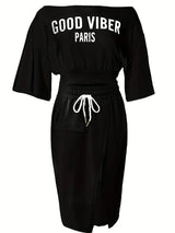 Plus Size One Shoulder Skirt Set