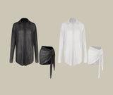 Women Yoga Shorts Top Set