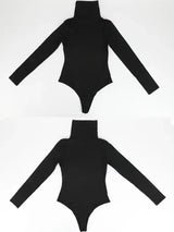 Women High Neck Long Sleeve Bodysuit