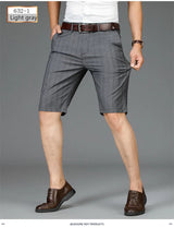 Men Striped Business Shorts