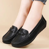 Women Leather Nurse Flats
