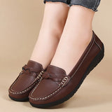 Women Leather Nurse Flats