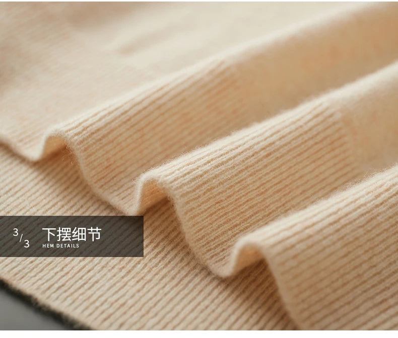 Men Merino Wool Pullover Sweater