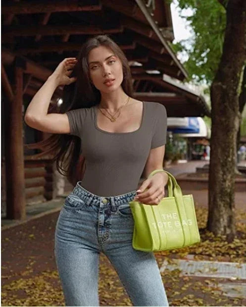 Red Corset Bodysuit Women – Elegant Long Sleeve