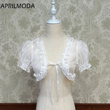 Lolita Summer Cropped Y2K Bolero Shrug