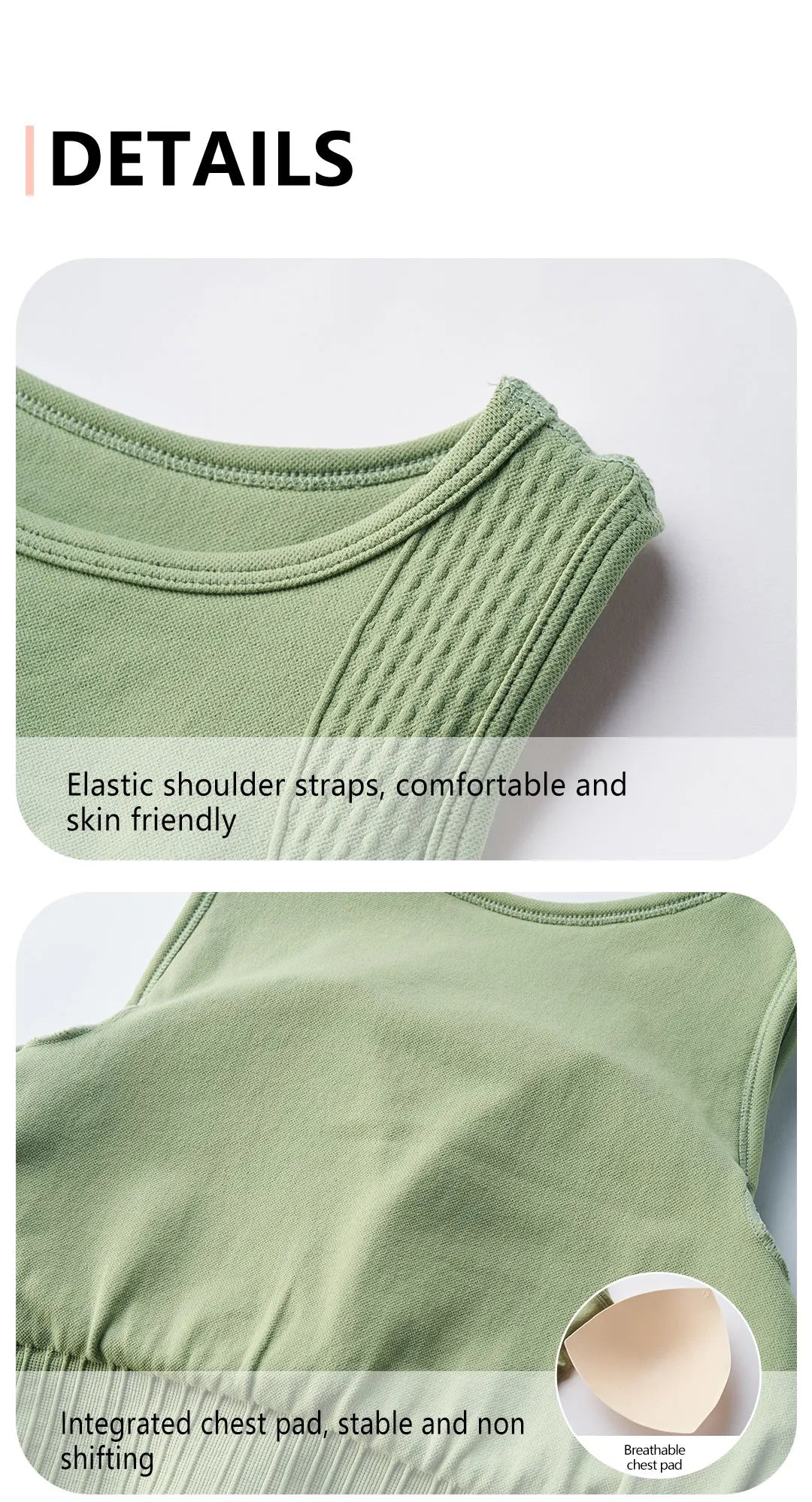 Women High Waist Leggings & Top Set