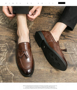 Men British Style Leather Brogues