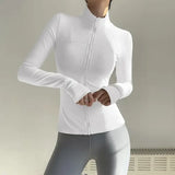 Women Long Sleeve Yoga Jacket