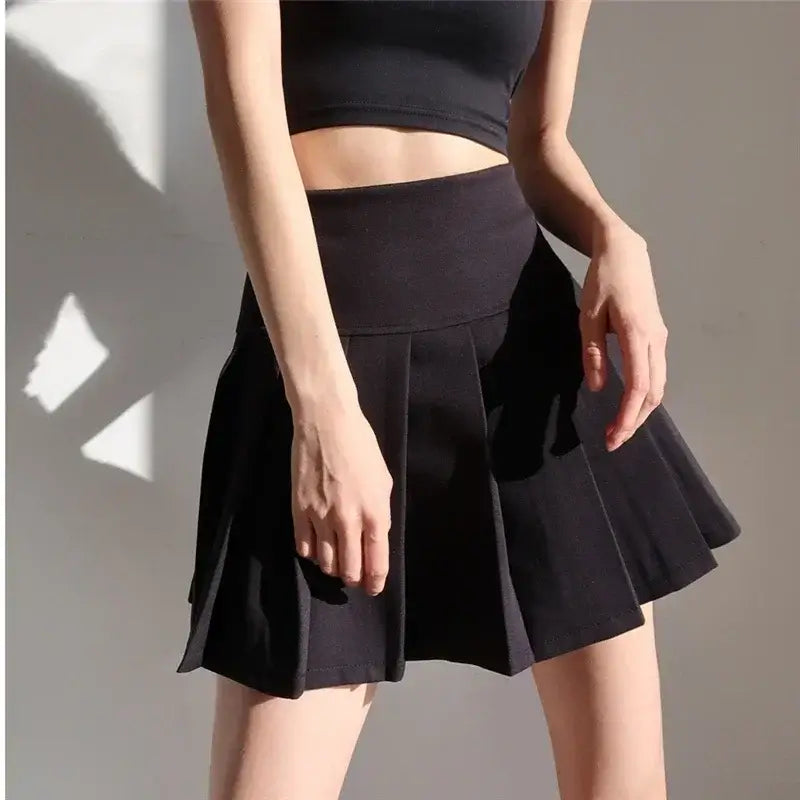 Women Y2K Pleated Mini Skirt