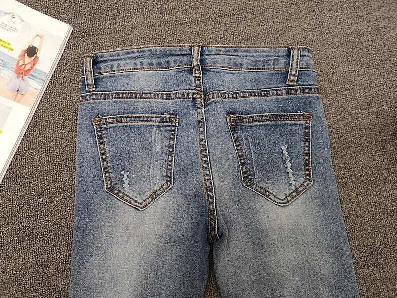 Nailed Bead Women's Skinny Jeans