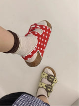 Women Platform Flat Sandals Summer Slides