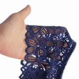 Women Contrast Lace Bra Set