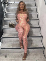 Shimmara™ – Cross Back Summer Jumpsuit (Shimmer, Airy & Night-Out Ready)