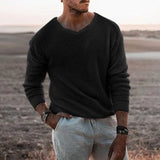 Men’s V-Neck Knitted Sweater