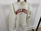 Women Letter Print Sweatshirt Vintage O-Neck Pullover