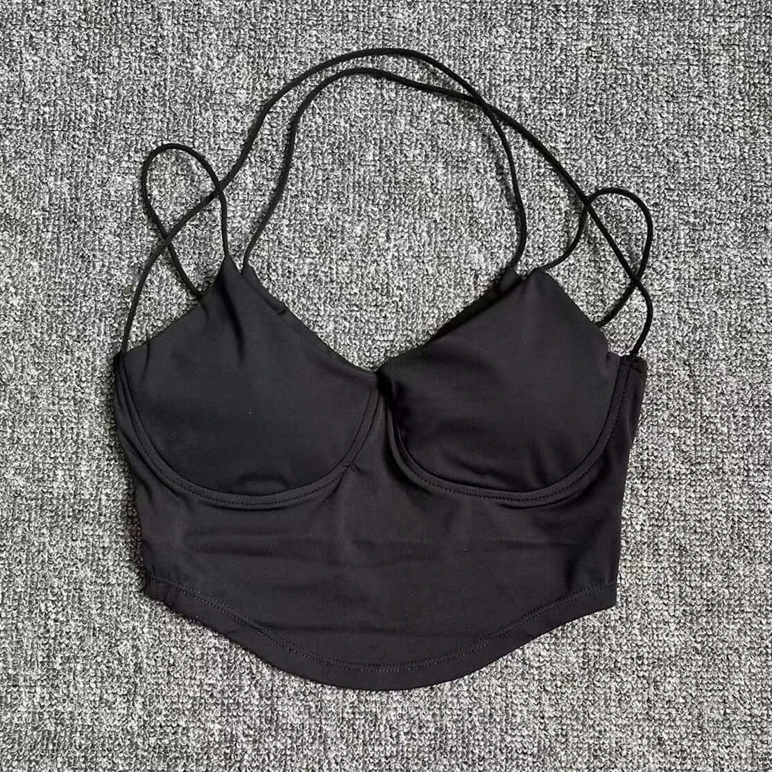 Women Single Strap Yoga Sports Bra