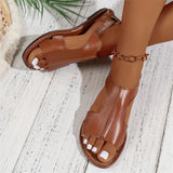 Women Shallow Flat Sandals Lightweight Shoes